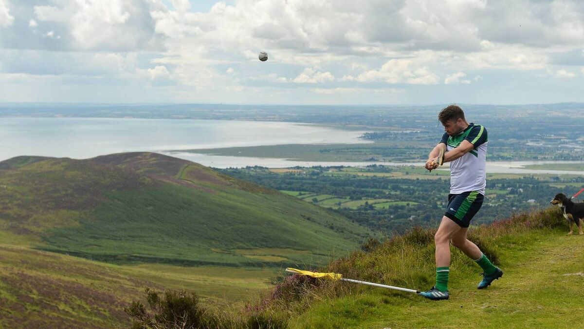 5 August 2017; Gerard Smith of Louth during the 2017 M Donnelly GAA All-Ireland Poc Fada Finals in the Annaverna Mountain, Ravensdale, Co Louth. Photo by Piaras Ó Mídheach:Sportsfile